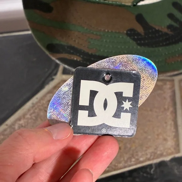 Y2K DC Camo Flexfit 210 Fitted Cap 6 7/8 - 7 1/4 Vintage - Picture 6 of 11